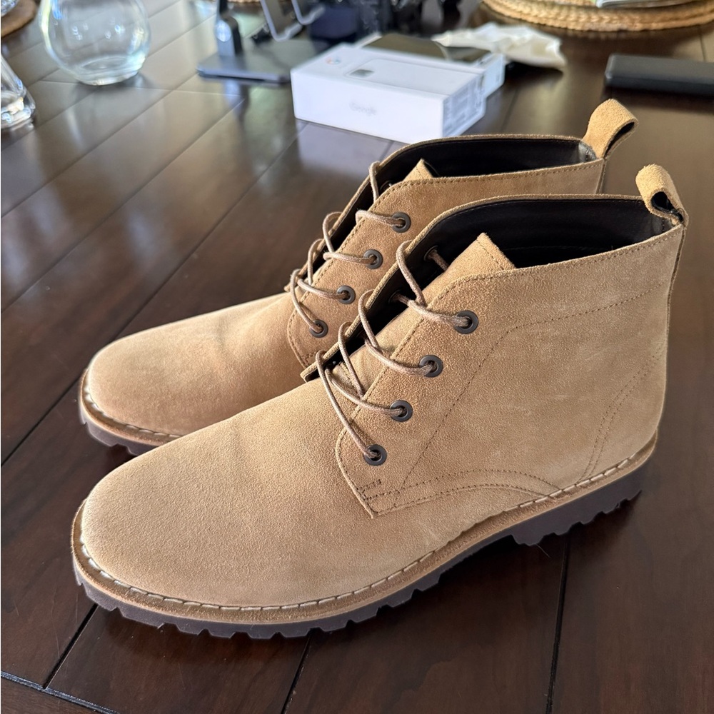 Kenneth Cole New York Tan Suede Men's Boots